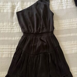 BB Dakota by Steve Madden One-Shoulder Black Dress